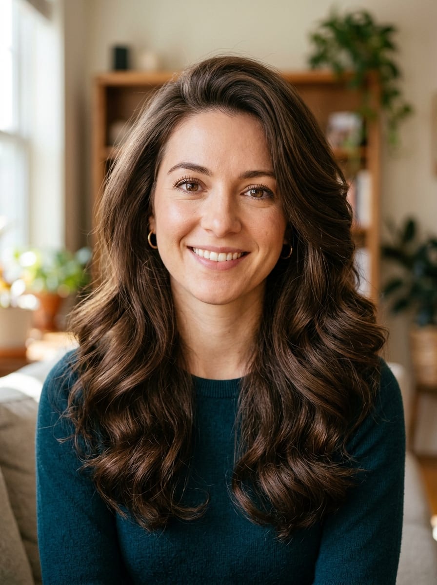 Brunette Blowout - Blowout Frisur
